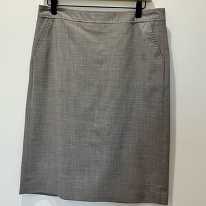24” Grey Wool Blend Banana Republic PencilSkirt Women’s Size 8